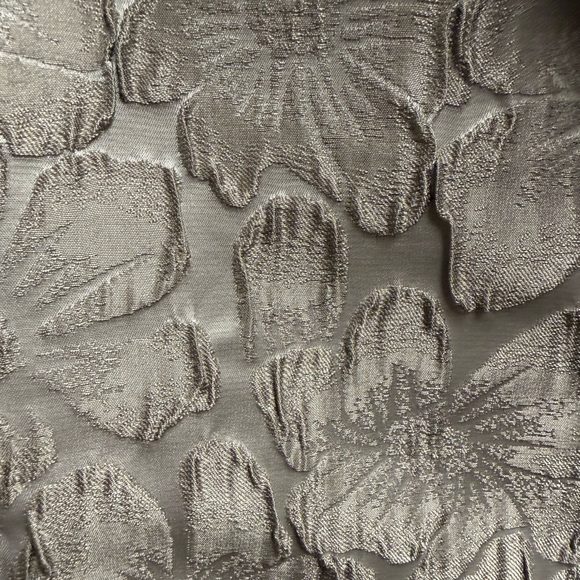 Calvin Klein Women's Dress Coat silver Silver Ties On Side Size 4 EUC Beautiful - Picture 13 of 15